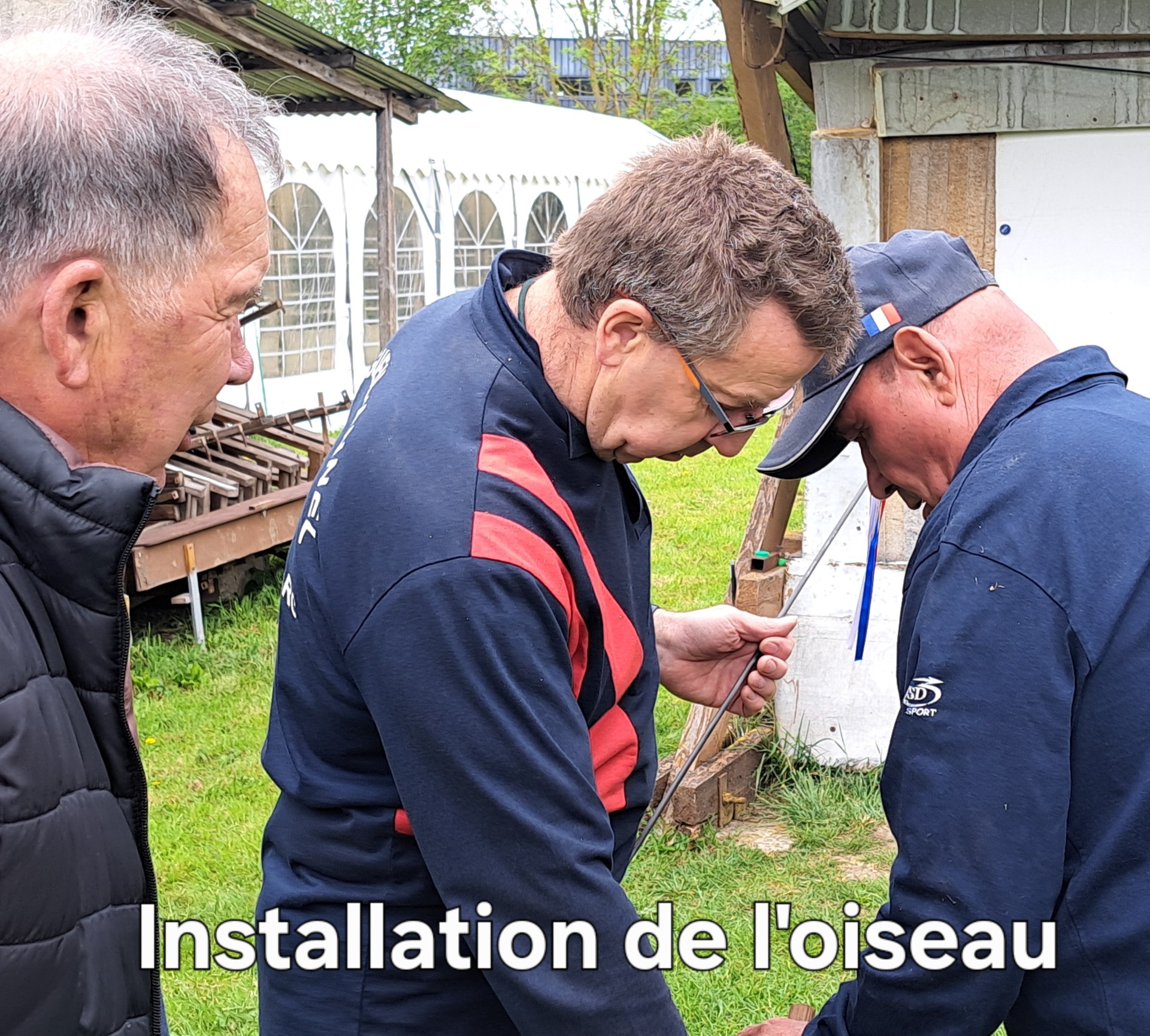 Installation de l oiseau